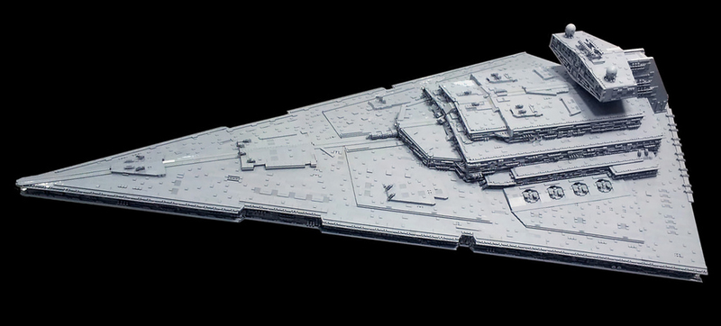 Illustration for article titled 40.000 piezas de Lego: así se construye una colosal nave de Star Wars